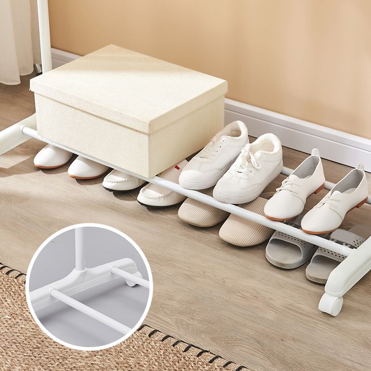 Edelstahl Open Armoire zeitgenössischer Schrank mit Kleidungsstange