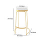 Rectangle Artificial Marble Bar Table Set Luxurious 1/2/3/4/5/7 Pieces Counter Table Set