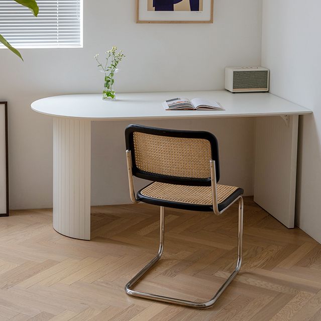 Sinteriger Stein Esstisch Moderner weißer Esstisch mit Holzbasis