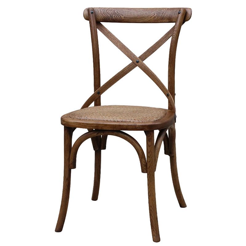 Farmhouse Wood Dining Room Chairs Cross Back Side Armless Chairs for Restaurant Use Clearhalo ' kitchen&dining_furn' 'Dining Chairs' 'Dining Tables & Seating' 'dining_chair' 'furn' 'furn_dining_chair' 'Furniture' 'furniture_dining_chair' 'Kitchen & Dining Furniture' 'kitchen' 1200x1200_51fe19b5-8801-4022-bf16-61fb098c2bf5