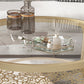 23.6"/17.7"H Modern 4 Legs Steel Base Glass Round Coffee Table with Shelf Clearhalo 'Coffee & Accent Tables' 'Coffee Tables' 'coffee_tables' 'furn' 'furn_coffee_tables' 'Furniture' 'furniture_coffee_tables' 'Living Room Furniture' 1200x1200_51ff4eaf-bac5-4695-be73-c06a194f01d5