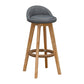Contemporary Fabric Bar Stools 33.5-inch Natural Counter Chair with Cushion Clearhalo 'Bar Furniture' 'Bar Stools' 'bar_stools' 'furn' 'furn_bar_stools' 'furniture_bar_stools' 'Kitchen & Dining Furniture' 'kitchen&dining_furn' 'kitchen' 'kitchen_furn' Furniture' 1200x1200_51ff964f-1280-4393-a9e1-900f702697ee