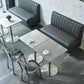 Square Table Dinette Table Industrial Stainless Steel Dinner Room Table with Tulip Base Clearhalo ' dining_table' 'Dining Tables & Seating' 'Dining Tables' 'furn' 'furn_dining_table' 'Furniture' 'furniture_dining_table' 'Kitchen & Dining Furniture' 'kitchen&dining_furn' 'kitchen' 'kitchen_dining_table' 1200x1200_520250c8-8686-4063-8758-afafb741a37b