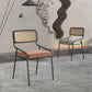 Industrial Open Back Dining Chair Fabric Dining Chairs for Home