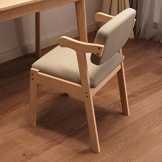 Scandinavian Style Wood Dining Side Chair Upholstered Open Back Dining Side Chair Clearhalo ' kitchen&dining_furn' 'Dining Chairs' 'Dining Tables & Seating' 'dining_chair' 'furn' 'furn_dining_chair' 'Furniture' 'furniture_dining_chair' 'Kitchen & Dining Furniture' 'kitchen' 1200x1200_520664c5-0071-4dbd-91b1-d06c42373570