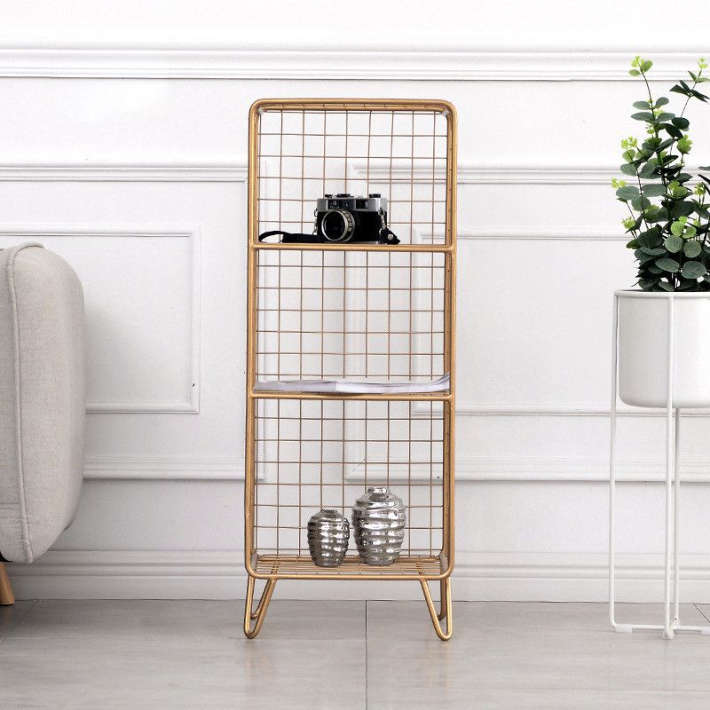 ベッドルーム用のメタルベッドナイトスタンドオープンストレージベッドサイドキャビネット