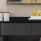 Sideboard in legno ingegnerizzato in stile moderno con 2-disegno e 4 porte