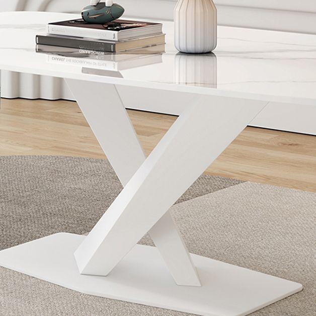 Modern Pedestal Dining Table Rectangle Stone Dining Table for Dining Room Clearhalo 'Dining Tables & Seating' 'Dining Tables' 'dining_table' 'furn' 'furn_dining_table' 'Furniture' 'Kitchen & Dining Furniture' 1200x1200_5209f0be-99ca-4733-925b-d9b11df57c12