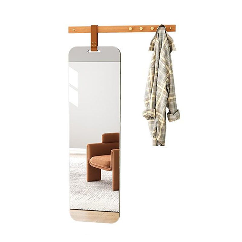 Wallmontierte Halle-Ständer mit Spiegel enthalten Hall Tree für Wohnzimmer