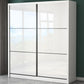 Wit High Gloss Garderobe Armoire Modern Engineered Wood Garderobe