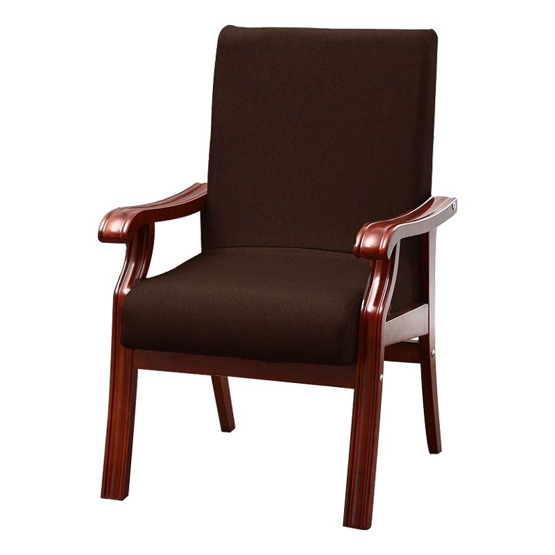 Traditional Style Kitchen Dining Chair Solid Back Dining Arm Chair for Home Use Clearhalo ' kitchen&dining_furn' 'Dining Chairs' 'Dining Tables & Seating' 'dining_chair' 'furn' 'furn_dining_chair' 'Furniture' 'furniture_dining_chair' 'Kitchen & Dining Furniture' 'kitchen' 1200x1200_5210dc7d-f608-4448-97a6-b36f5482ed6d