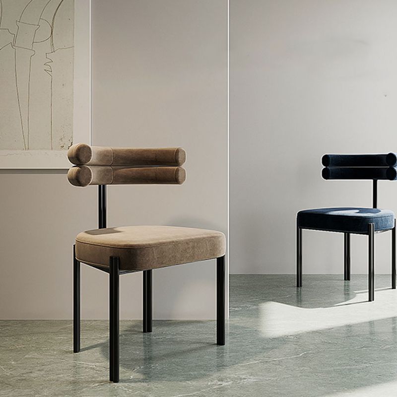 Contemporary Home Side Chair Upholstered Armless Dining Chairs Clearhalo 'Dining Chairs' 'Dining Tables & Seating' 'dining_chair' 'furn' 'furn_dining_chair' 'Furniture' 'Kitchen & Dining Furniture' 1200x1200_5210f269-49df-4a16-958d-bbb7376d10bb