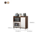 Contemporary Style Buffet Sideboard Wood Buffet Stand with Cabinet