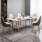 Standard Marble Top Dining Set with Metallic Legs Base for Dining Furniture Clearhalo 'Dining Room Sets' 'Dining Tables & Seating' 'dining_room_set' 'furn' 'furn_dining_room_set' 'Furniture' 'furniture_dining_room_set' 'Kitchen & Dining Furniture' 'kitchen&dining_furn' 'kitchen' 1200x1200_521426f5-01c9-42dd-9700-31aa92cef5b6