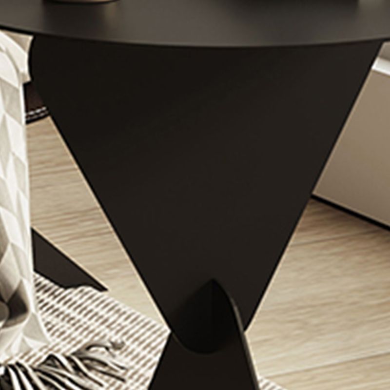 Table d'appoint supérieure rond moderniste table de fin de piédestal en métal pour le salon