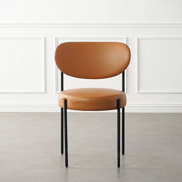 Modern Metal Base Indoor Chair 32''H Open Back Dining Side Chair with 4 Legs Clearhalo ' kitchen&dining_furn' 'Dining Chairs' 'Dining Tables & Seating' 'dining_chair' 'furn' 'furn_dining_chair' 'Furniture' 'furniture_dining_chair' 'Kitchen & Dining Furniture' 'kitchen' 1200x1200_5218b094-79e9-4fa5-ae18-13e6bcdb53f5