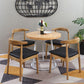 Modern Style Round Solid Wood Dining Set 1/2/3/4/5 Pieces Dining Set for Dining Areas Clearhalo 'Dining Room Sets' 'Dining Tables & Seating' 'dining_room_set' 'furn' 'furn_dining_room_set' 'Furniture' 'Kitchen & Dining Furniture' 1200x1200_5219ba7e-1fe6-4c30-bb64-73bb5eb5c9f5