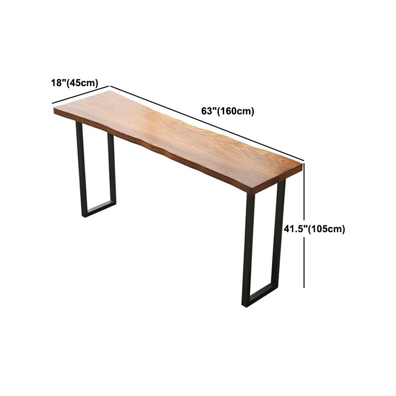 Modern 1/4/7 Pieces Bar Table Set Rectangle Pine Wood Counter Table with Stools for Cafe Clearhalo 'Bar Furniture' 'furn' 'furn_home_bar_bar_sets' 'Furniture' 'Home Bars & Bar Sets' 'home_bar_bar_sets' 'Kitchen & Dining Furniture' 1200x1200_521b0891-7b27-4d72-91a7-492d4ea08aee