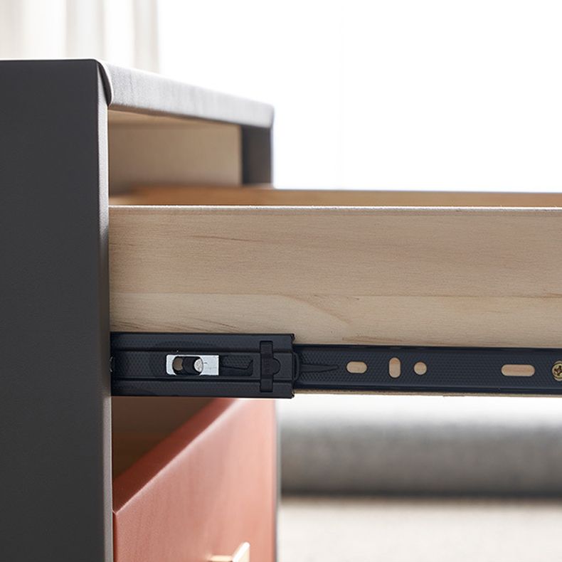 Solide houten accenttafel nachtkastjes benen inbegrepen bedkast met 2 laden