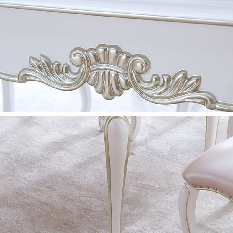 Rectangle Mid-Century Modern Dining Table Oak Solid Wood Table with 4 Legs Clearhalo ' dining_table' 'Dining Tables & Seating' 'Dining Tables' 'furn' 'furn_dining_table' 'Furniture' 'furniture_dining_table' 'Kitchen & Dining Furniture' 'kitchen&dining_furn' 'kitchen' 'kitchen_dining_table' 1200x1200_5223dd1d-f6c1-4fa8-ad15-7d7b94059b99