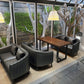 Industrial Style Dining Table Black Base Dining Table for Dining Room Clearhalo 'Dining Tables & Seating' 'Dining Tables' 'dining_table' 'furn' 'furn_dining_table' 'Furniture' 'furniture_dining_table' 'Kitchen & Dining Furniture' 'kitchen' 'kitchen_dining_table' 1200x1200_5226a8f8-8ab0-474c-8141-5e9b50291406