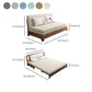 32.28" Wide Sofa Bed Linen Sleeper Sofa with Upholstered and Storage Box
