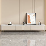 Contemporary TV Console Stone Media Console Enclosed Storage Console with Drawer Clearhalo 'furn' 'furn_tv_stands_entertainment_centers' 'Furniture' 'Living Room Furniture' 'TV Stands & Entertainment Centers' 'TV Stands & Media Storage Furniture' 'tv_stands_entertainment_centers' 1200x1200_5228a471-96f4-4199-aca3-3ca43127d3d0