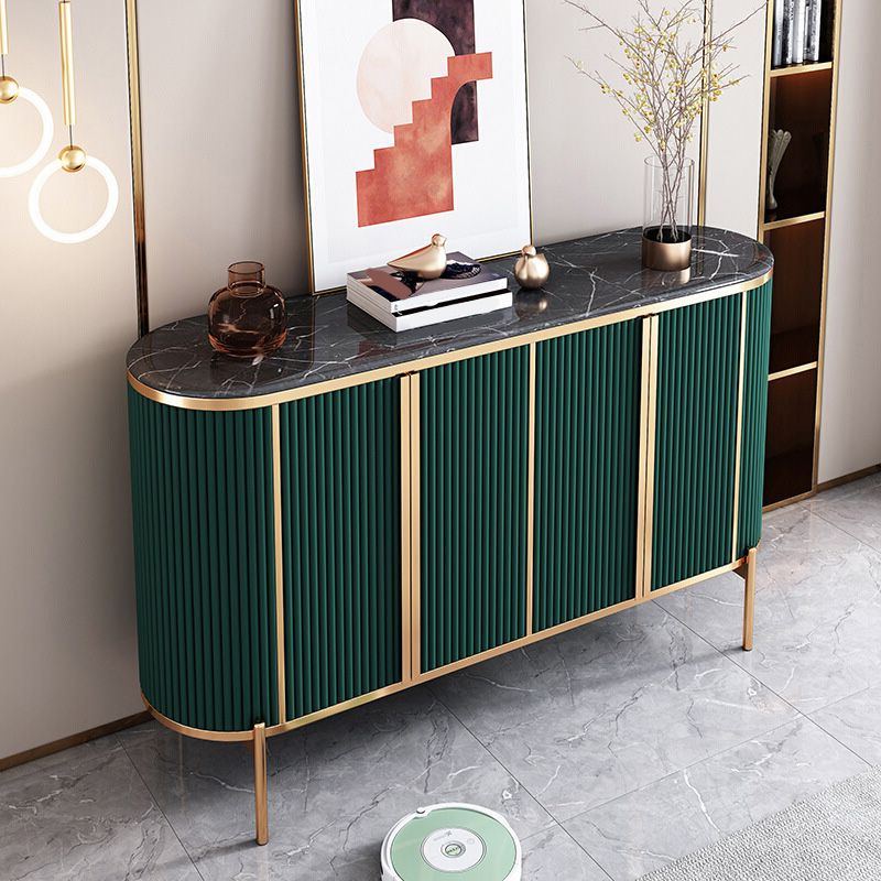 4-Door Buffet Sideboard Glam Cabinets Dining Buffet for Living Room Clearhalo 'buffet_sideboard' 'Buffets & Sideboards' 'furn' 'furn_buffet_sideboard' 'Furniture' 'Kitchen & Dining Furniture' 1200x1200_5228c267-23e8-467f-838e-682202d8743d