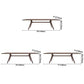 Rectangle Douglas Firs Dining Table Modern Wooden Kitchen Table with 4 Legs Clearhalo ' dining_table' 'Dining Tables & Seating' 'Dining Tables' 'furn' 'furn_dining_table' 'Furniture' 'furniture_dining_table' 'Kitchen & Dining Furniture' 'kitchen&dining_furn' 'kitchen' 'kitchen_dining_table' 1200x1200_522c43bf-d2b8-48ce-8dfa-b550d701c5f7