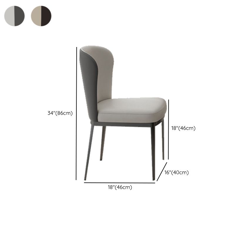 Moderne eetgelegenheid 1/7 pc's marmer eettafel en gestoffeerde stoelen