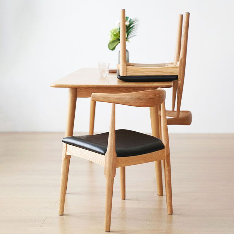 Industrial Wood Dining Side Chair Open Back Dining Chair for Restaurant Clearhalo ' kitchen&dining_furn' 'Dining Chairs' 'Dining Tables & Seating' 'dining_chair' 'furn' 'furn_dining_chair' 'Furniture' 'furniture_dining_chair' 'Kitchen & Dining Furniture' 'kitchen' 1200x1200_522d21ae-6c6b-4a4c-bffa-5040f051e460