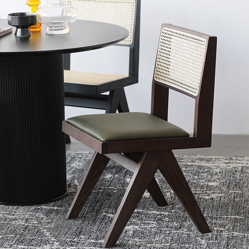 Traditional Dining Chair Wooden Open Back Side Chair for Home Clearhalo 'Dining Chairs' 'Dining Tables & Seating' 'dining_chair' 'furn' 'furn_dining_chair' 'Furniture' 'Kitchen & Dining Furniture' 1200x1200_522da1f2-8728-4986-9dce-50a8381f3f04