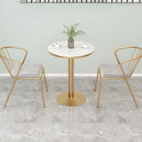 Metal Traditional Luxury Round Table White Stone Top Table with Pedestal Base Clearhalo 'Dining Tables & Seating' 'Dining Tables' 'dining_table' 'furn' 'furn_dining_table' 'Furniture' 'Kitchen & Dining Furniture' 1200x1200_52304bc9-d876-491b-8b38-97d5fc91b652