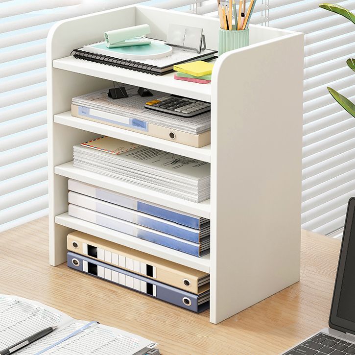 Contemporary Bookcase Closed Back Shelf Bookcase for Study Room Clearhalo 'Bookcases' 'furn' 'furn_bookcases' 'Furniture' 'Office Furniture' 1200x1200_523185fe-5451-4d57-bf72-182e9002fa59