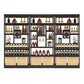 Freestanding Luxury Wine Jail Metal with Shelf Wine Rack Kit 11.8"Wide Clearhalo 'furn' 'furn_wine_racks' 'Furniture' 'Kitchen & Dining Furniture' 'Wine Racks' 'wine_racks' 1200x1200_52350fe8-c2a8-444c-a3c1-c20023bde3bd