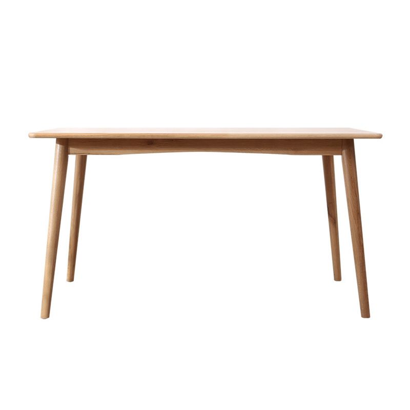 Modern Rectangle Dining Table Solid Wood Dining Table with 4 Legs for Home Use Clearhalo ' dining_table' 'Dining Tables & Seating' 'Dining Tables' 'furn' 'furn_dining_table' 'Furniture' 'furniture_dining_table' 'Kitchen & Dining Furniture' 'kitchen&dining_furn' 'kitchen' 'kitchen_dining_table' 1200x1200_523cf261-fdcf-4d26-841a-4438d7f7cdf0