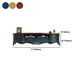 Mueble para TV de estilo tradicional, mueble para TV de madera de abedul con 6 cajones