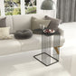 Mid-Century Rectangular Side Table Metal C Side Table, 23.23" Tall Clearhalo 'Coffee & Accent Tables' 'End & Side Tables' 'end_side_tables' 'furn' 'furn_end_side_tables' 'Furniture' 'Living Room Furniture' 1200x1200_5241e17a-9ed4-4ccf-a909-641859d98306