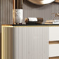 Sideboard da pranzo a 2 porte in stile glam con cassetti per soggiorno