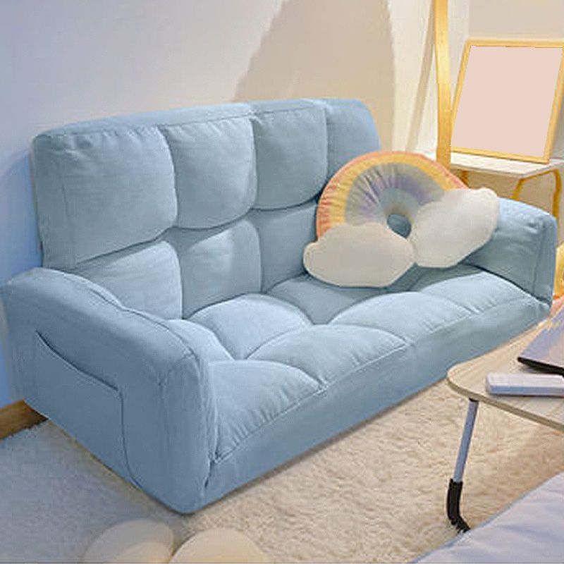 Scandinavian Cotton-Blend Sofa Convertible Tufted Sofa Bed with Pillows Clearhalo 'furn' 'furn_sofas' 'Furniture' 'furniture_sofas' 'Living Room Furniture' 'Sofa' 'sofas' 1200x1200_524632d5-8dce-4a8a-bcd3-8893449f3a90