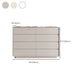 Modern Dresser Manufactured Wood Storage Chox Profirer con cajones 5/6/8/9