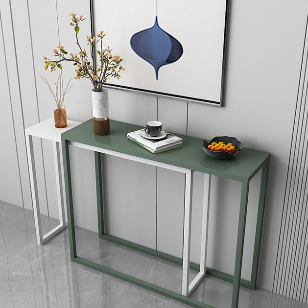 Console Ironcraft Resistente al graffio Tabella 30.70 "Accento rettangolo contemporaneo alto