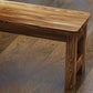Banco di pino in legno in legno massiccio da 11,8 "Banca in legno in legno massiccio con gambe