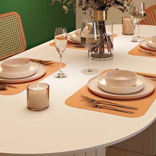 Double Pedestal Oval Dining Table Simple Style Solid Wood Dinette Table Clearhalo ' dining_table' 'Dining Tables & Seating' 'Dining Tables' 'furn' 'furn_dining_table' 'Furniture' 'furniture_dining_table' 'Kitchen & Dining Furniture' 'kitchen&dining_furn' 'kitchen' 'kitchen_dining_table' 1200x1200_5249ce42-4145-440a-9719-1aeb60ed6b4c