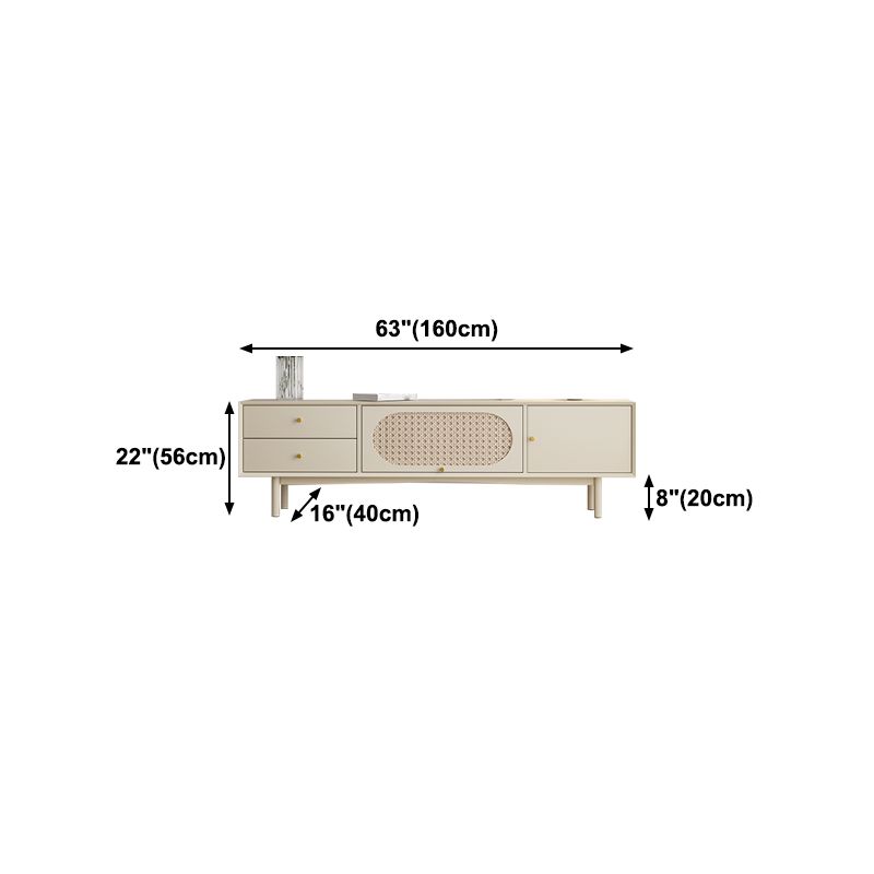 Sideboard di sideboard di sideboard del rettangolo della casa di lussuoso ritmo in legno