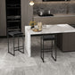 Contemporary Bar and Counter Stool Low Back Stool with Sled Base Clearhalo 'Bar Furniture' 'Bar Stools' 'bar_stools' 'furn' 'furn_bar_stools' 'Furniture' 'furniture_bar_stools' 'Kitchen & Dining Furniture' 1200x1200_524fa0be-38d6-41c2-a53f-daca233d1212