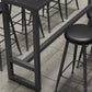 Black Sintered Stone Bar Table Dining Table for Kitchen Living Room Coffee Room Clearhalo 'Bar Furniture' 'Bar Tables' 'bar_tables' 'furn' 'furn_bar_tables' 'Furniture' 'Kitchen & Dining Furniture' 1200x1200_52502ec0-a835-4852-8062-84a630514c7a