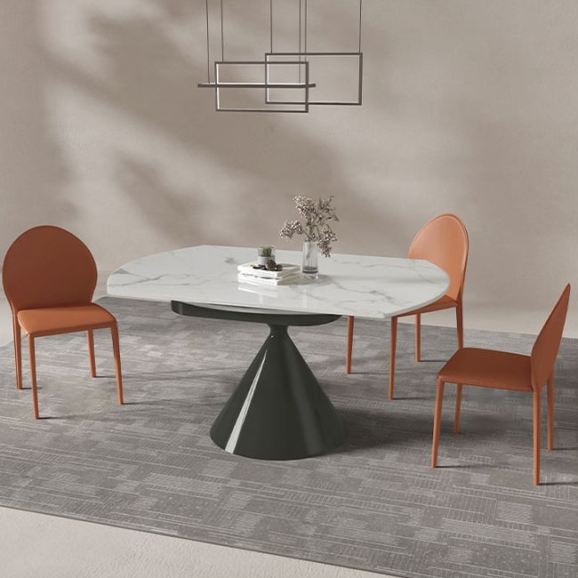 Hedendaagse faux lederen armloos eet- en accentstoelen voor thuis