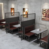 Industrial Sintered Stone Dinner Room Kitchen Table Gray Table with Black Frame for Dining Room Clearhalo ' dining_table' 'Dining Tables & Seating' 'Dining Tables' 'furn' 'furn_dining_table' 'Furniture' 'furniture_dining_table' 'Kitchen & Dining Furniture' 'kitchen&dining_furn' 'kitchen' 'kitchen_dining_table' 1200x1200_52531b9c-adcf-4560-90f5-78344f4441ee