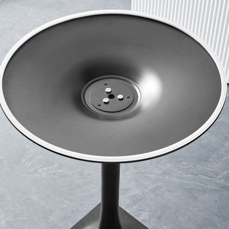 Contemporary Stone Round Top Restaurant Table Metal Base Dining Table Clearhalo 'Dining Tables & Seating' 'Dining Tables' 'dining_table' 'furn' 'furn_dining_table' 'Furniture' 'furniture_dining_table' 'Kitchen & Dining Furniture' 'kitchen' 'kitchen_dining_table' 1200x1200_5253a4c2-8d00-407c-b24b-91497df84e18